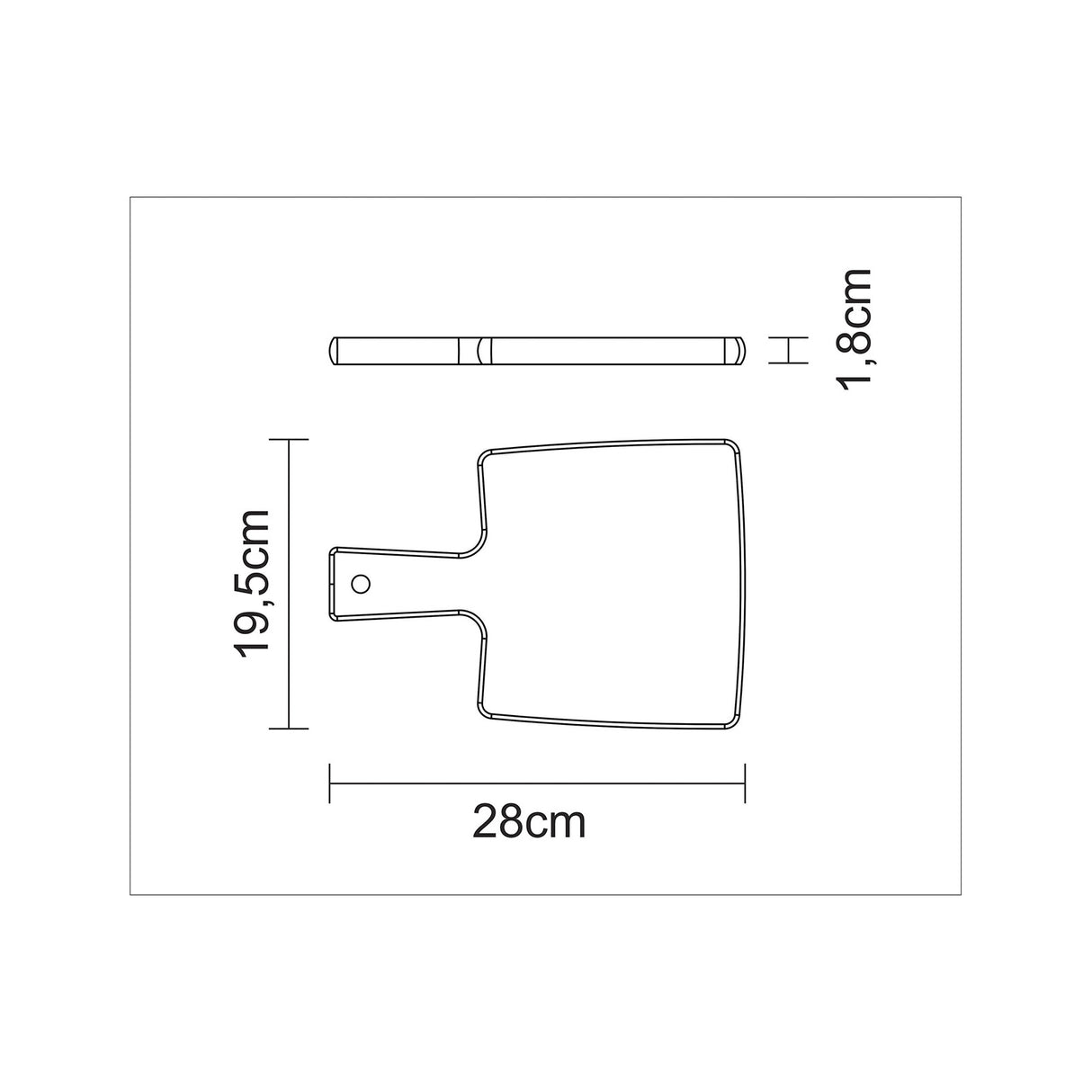 FSC pjaustymo lentelė 30x15x1,5 tikmedžio