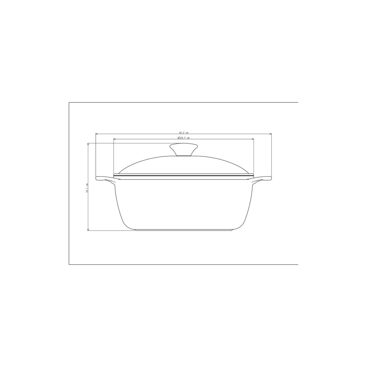 LYON 24 cm, 3,7 l troškintuvas, auksinis