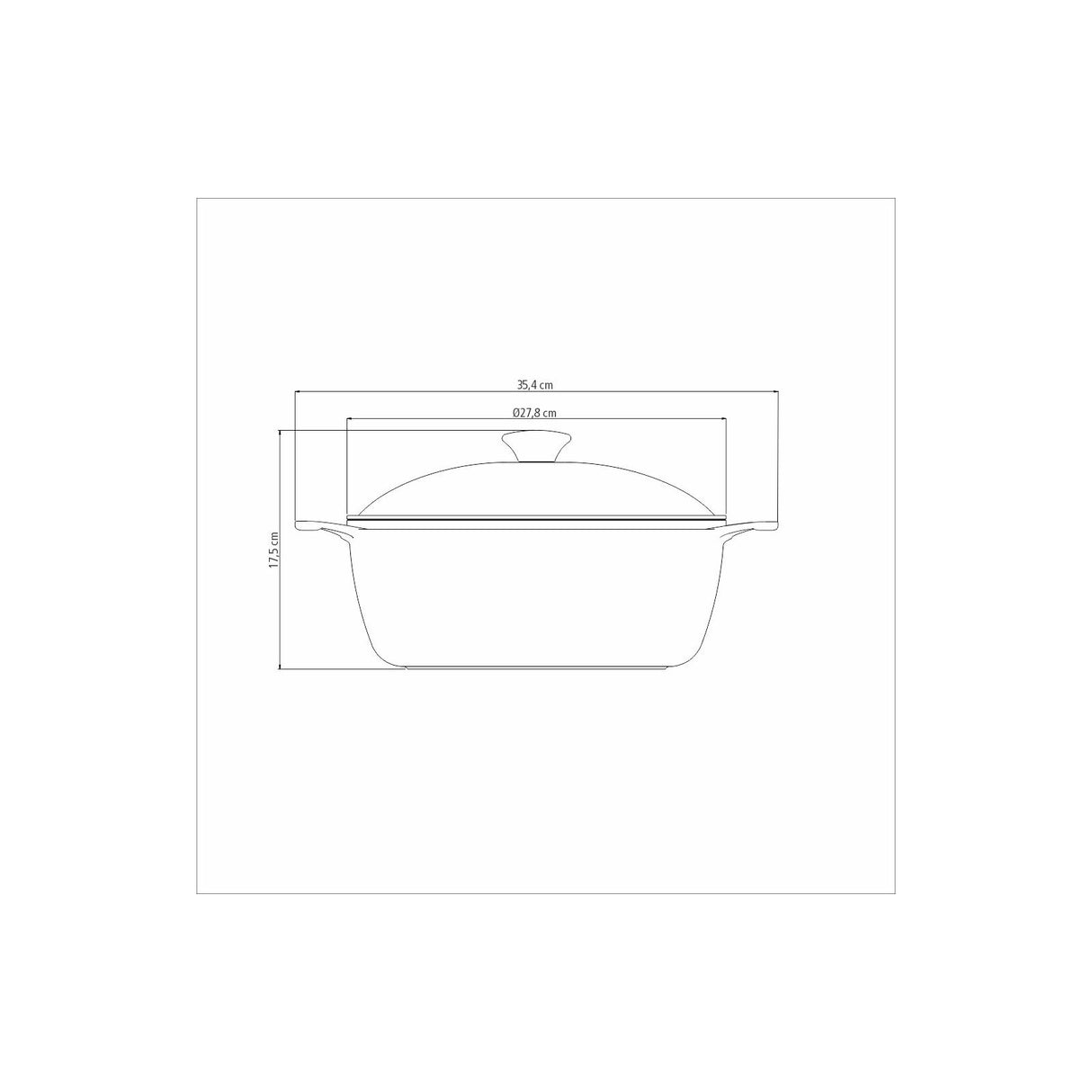 LYON 26cm, 4.6L CASSEROLE, GOLDEN