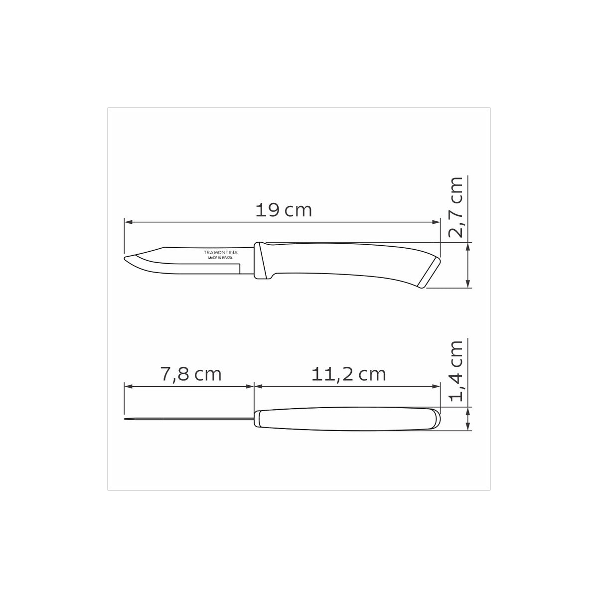 FELICE 3'' vegetable and fruit knife
