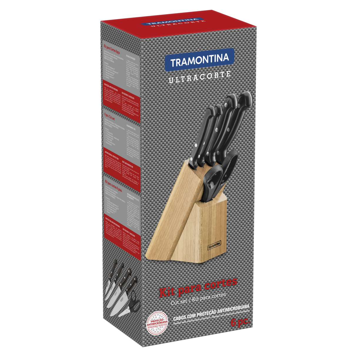 Tramontina Ultracorte peilių rinkinys, 6 dalių