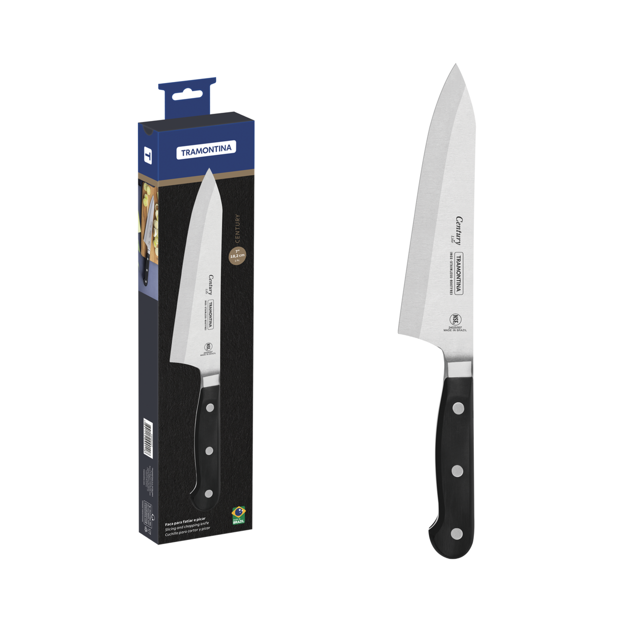 Tramontina Century 7" pjaustymo ir kapojimo peilis