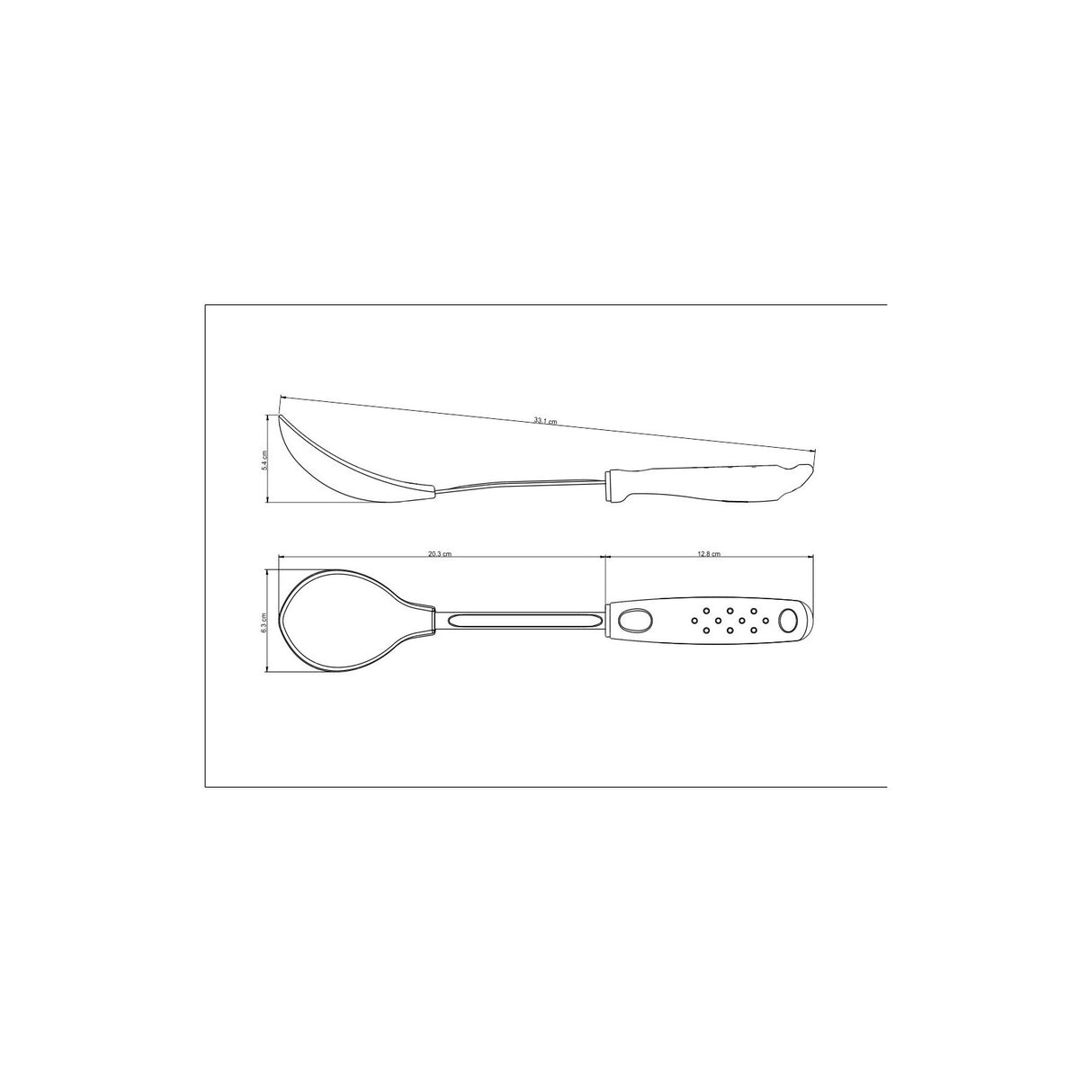 UTILITA nylon rice spoon