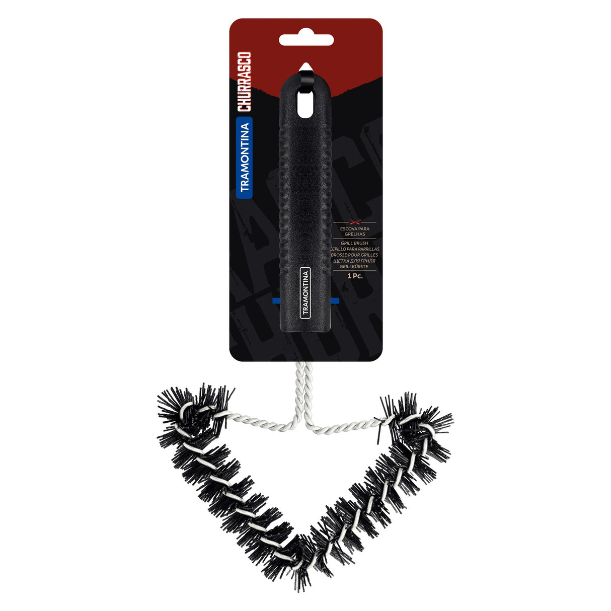 GRILL BRUSH BLACK