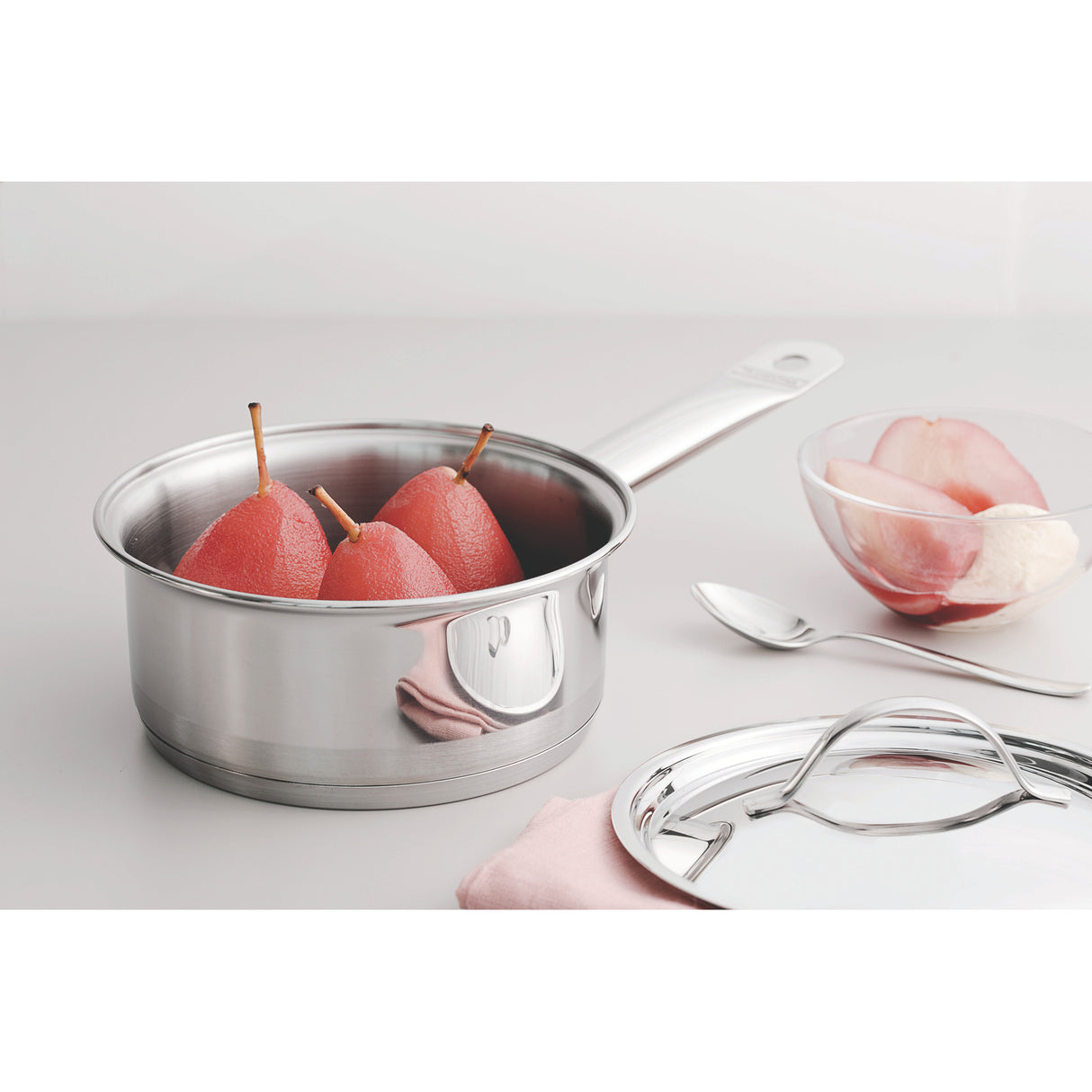 Profesionalus, 14 cm 1,1 l nerūdijančio plieno puodas