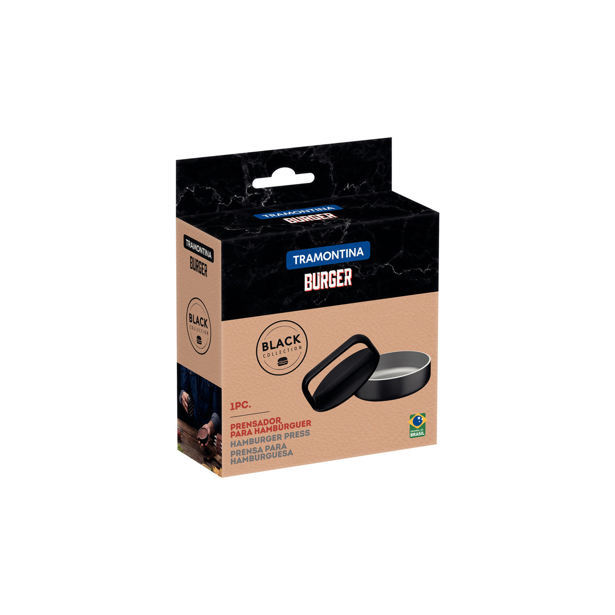HAMBURGER PRESS, BLACK