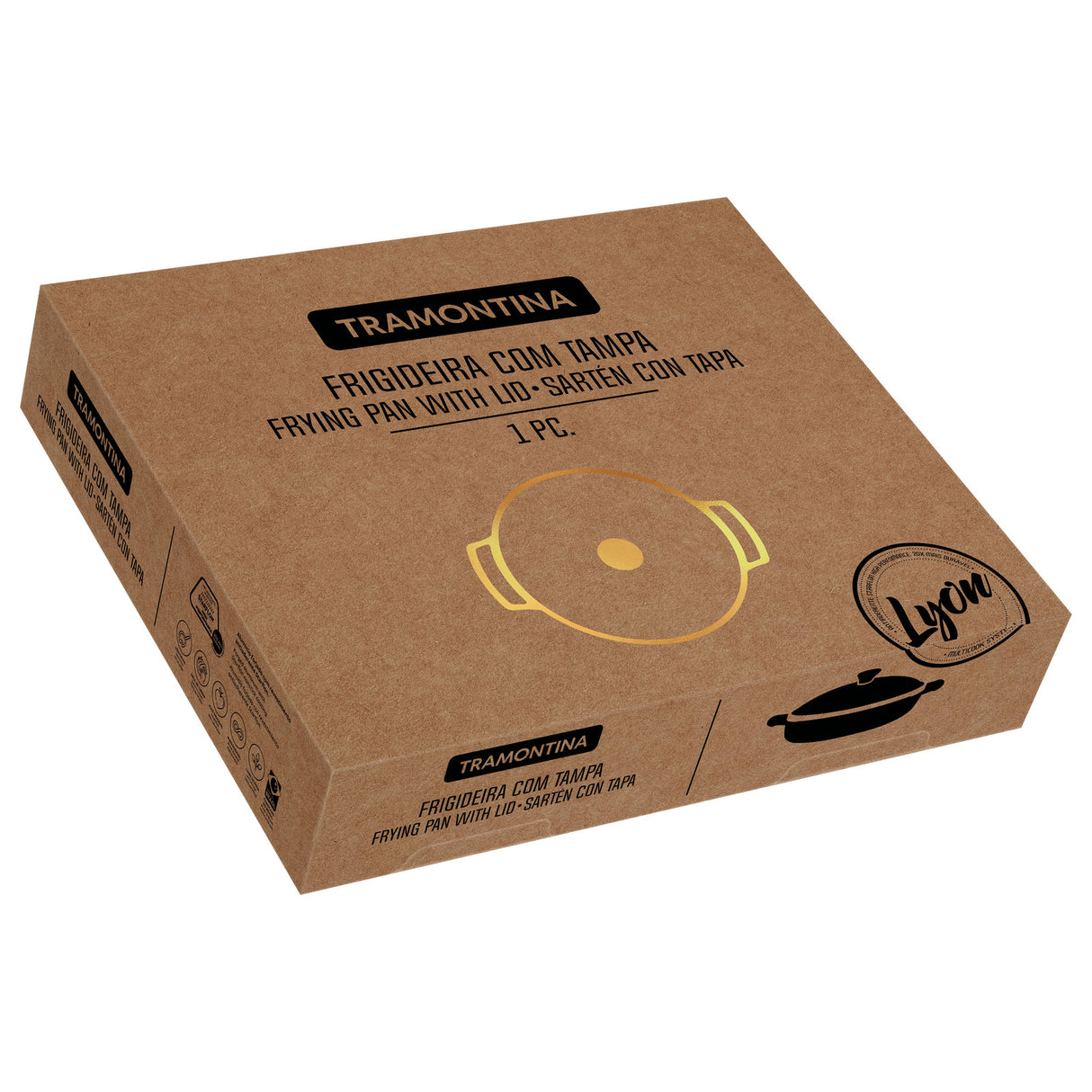 LYON Cepšanas panna 32 cm / 4.3 L – Zelta
