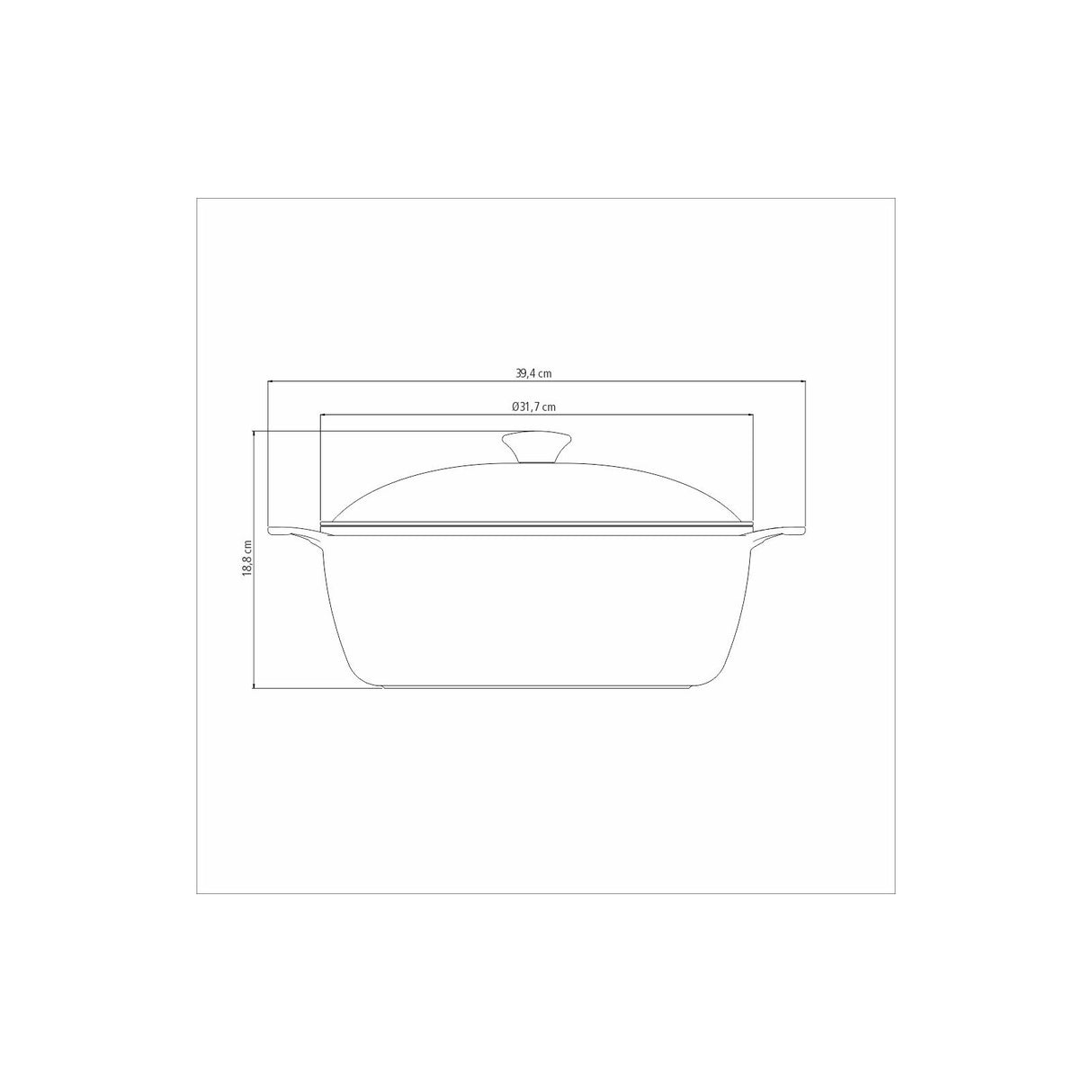 LYON Katls 30 cm / 6.8 L – Zelta