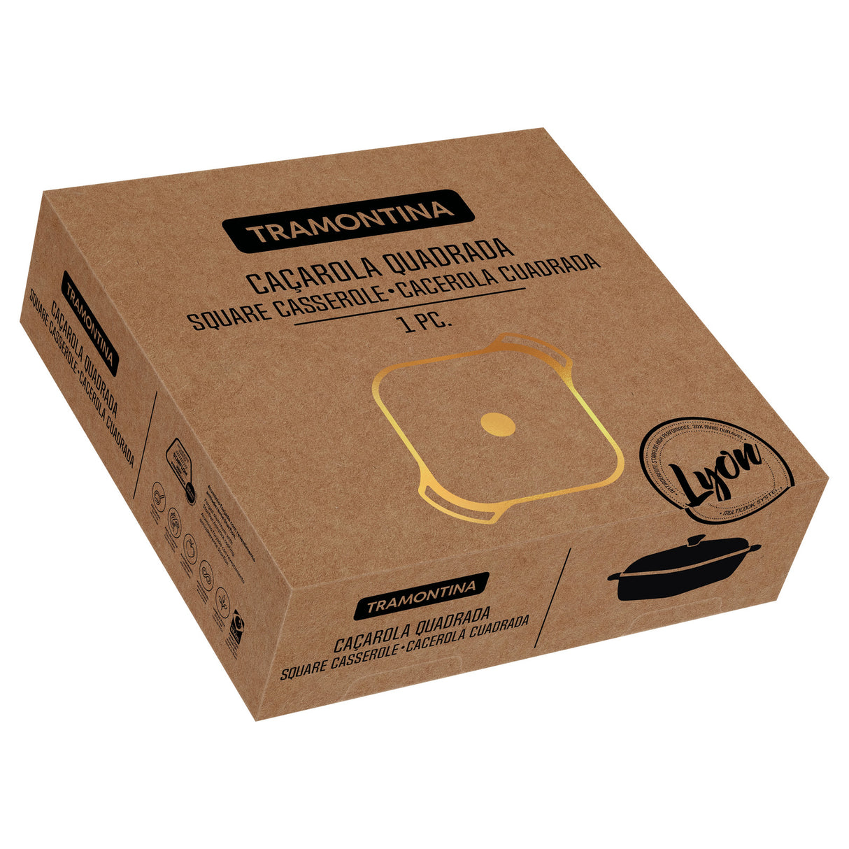 LYON Sautējamais katls 28 cm / 5.5 L – Zelta