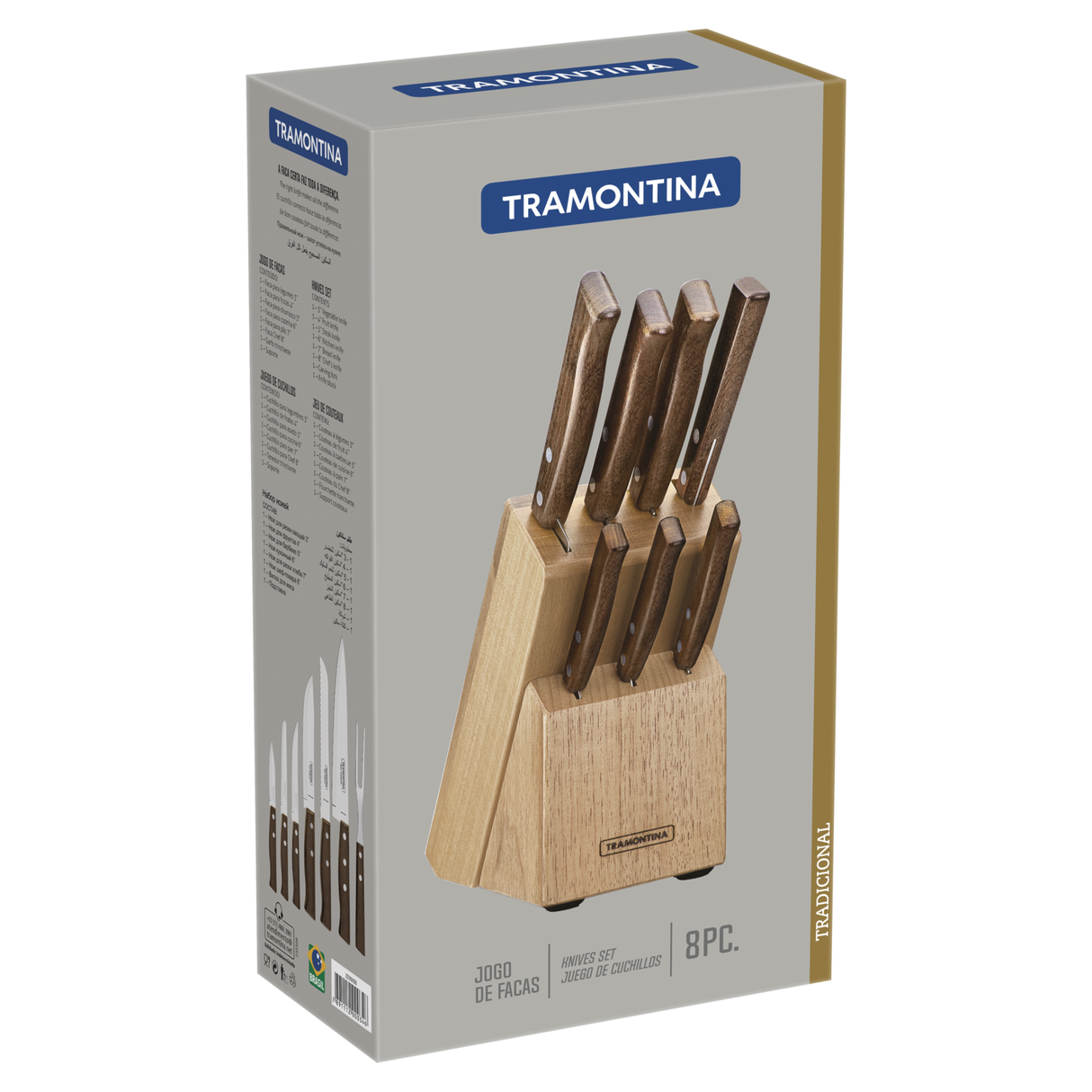 TRADICIONAL 8-nažu komplekts