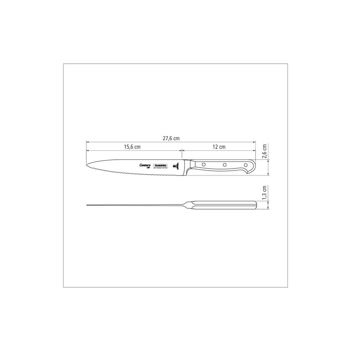CENTURY 6'' sandwich knife