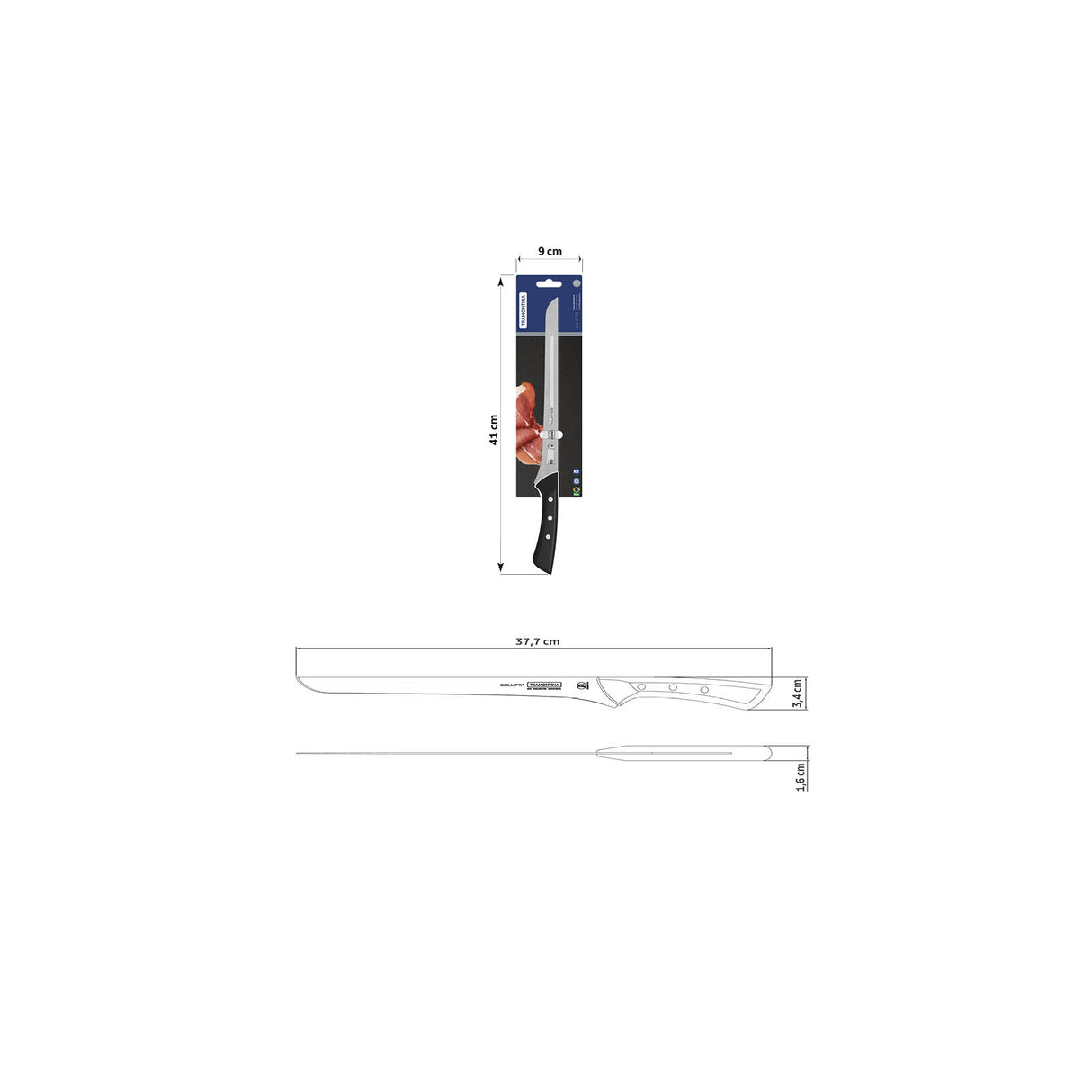SOLUTTA 10'' ham knife