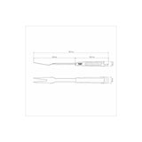 CARVING FORK CHURRASCO, BLACK