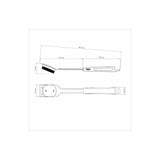 GRILL BRUSH CHURRASCO, BLACK