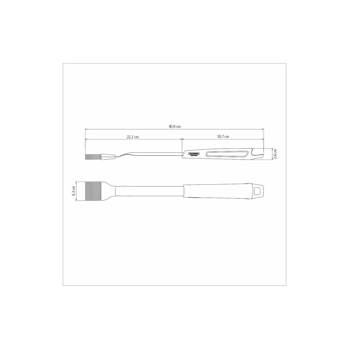BRUSH CHURRASCO, BLACK