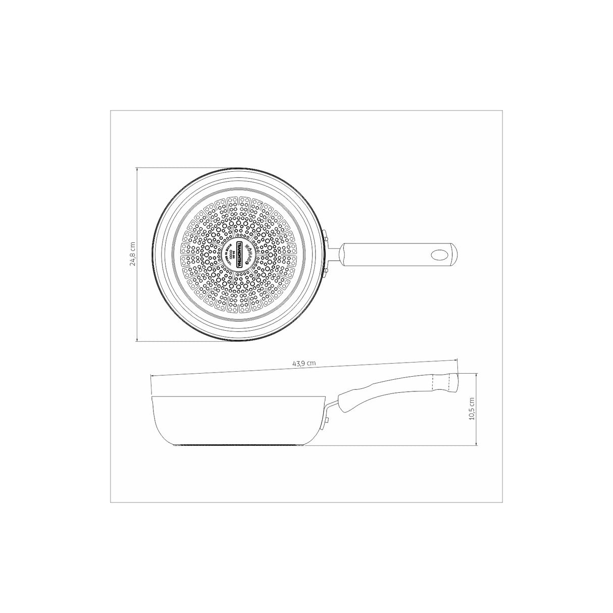 MONACO 24 cm deep frying pan