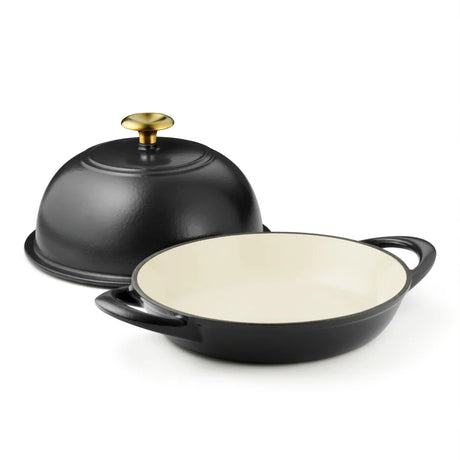 Black Enamelled Cast Iron Bread Oven, 24 cm – 1.6 L