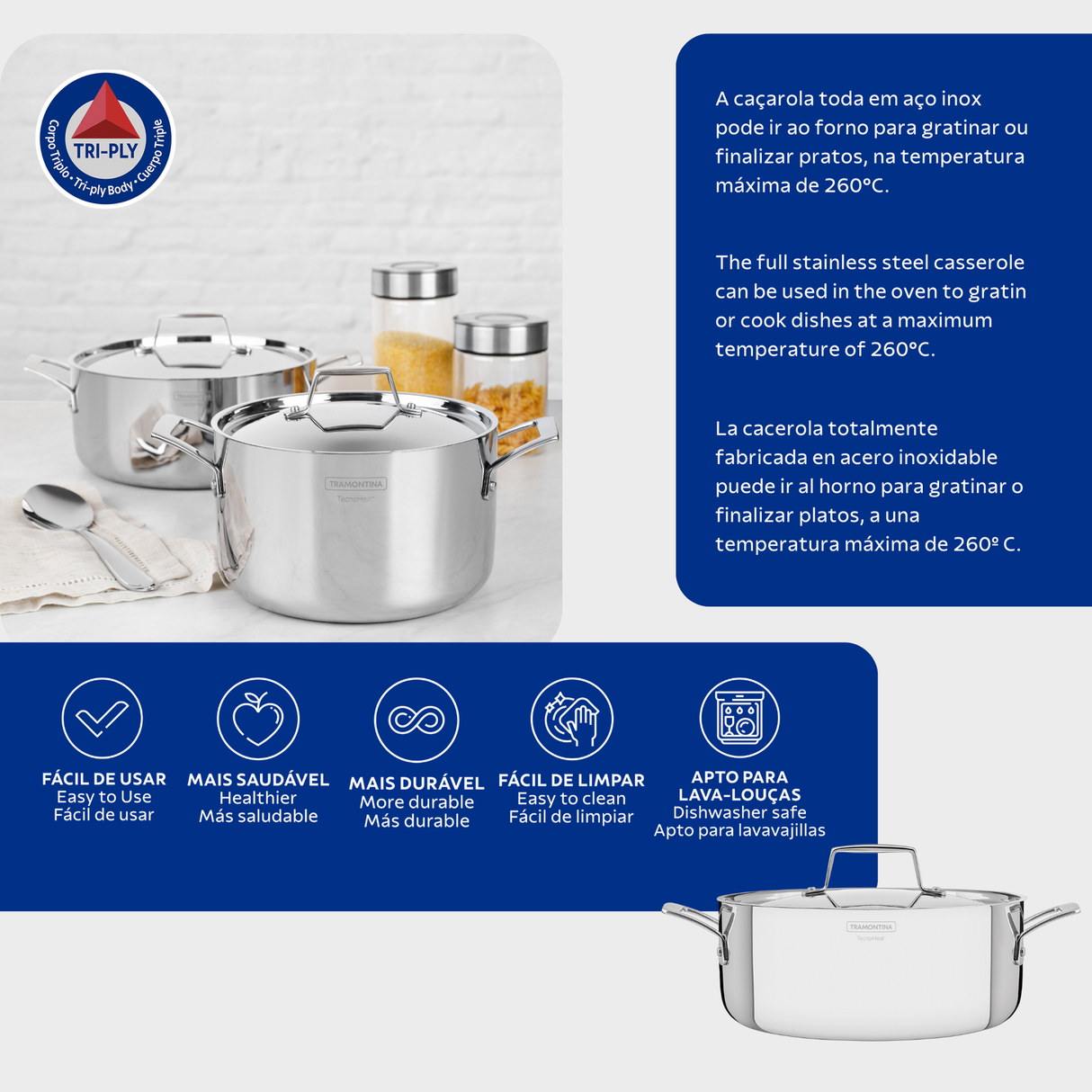 GRANO Sautējamais katls 24 cm / 5.8L