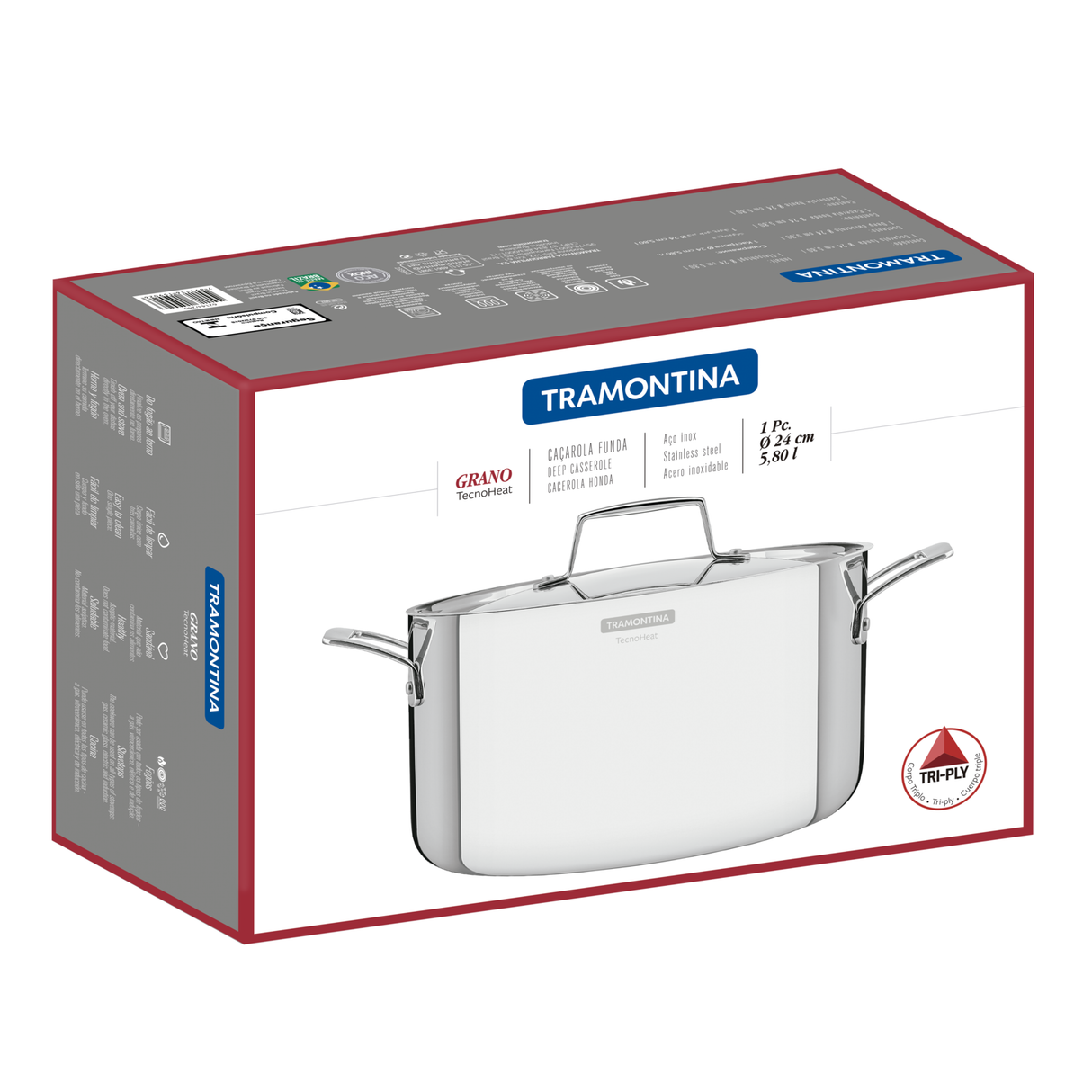 GRANO Sautējamais katls 24 cm / 5.8L