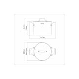 GRANO Sautējamais katls 24cm / 7.7L