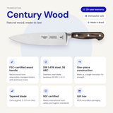 CENTURY WOOD 3'' vegetable and fruit knife